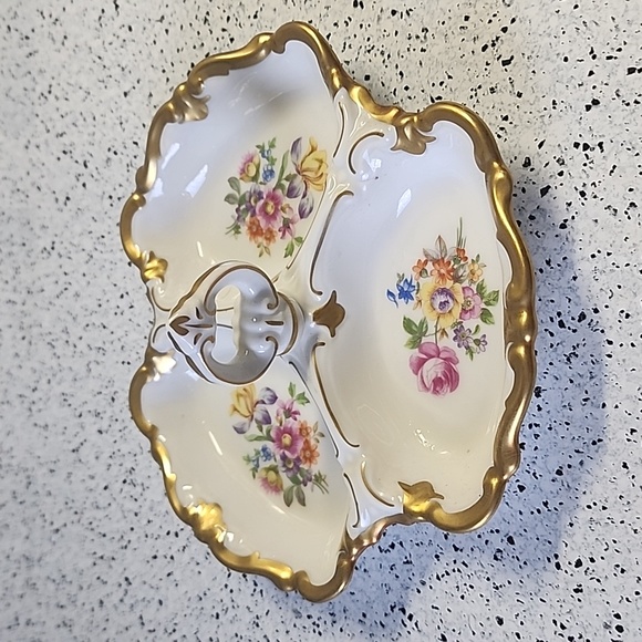 Rare Trio Relish/Candy Dish East Germany JIMenau Graf von Henneberg Porzellan - Picture 2 of 4